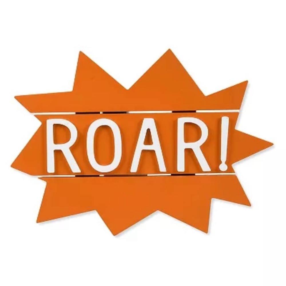 “The Big One” Wall decor Orange, ROAR!